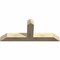 Ekena Millwork Portland Rough Sawn Timber Gable Bracket, Douglas Fir, 60"W x 25"H x 6"D x 6"F, 10/12 Pitch GBW060X25X0606POR00RDF - alternate 5